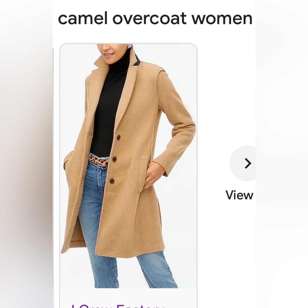 Camel Overcoat